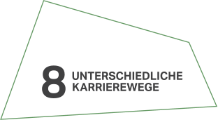 8UNTERSCHIEDLICHE KARRIEREWEGE